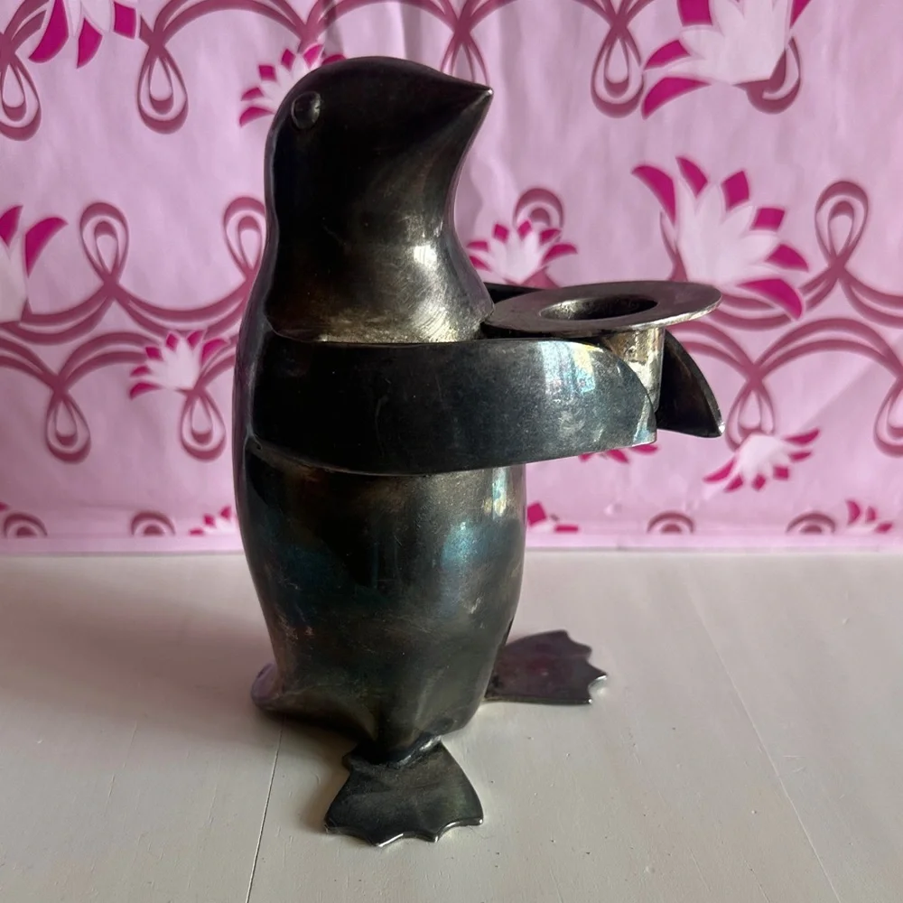 Restoration Hardware Penguin Candle Holder